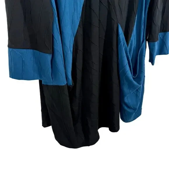 IC By Connie K Plus Size 1X Stretchy Wearable Art Blouse Shirt Top Abstract Blouses